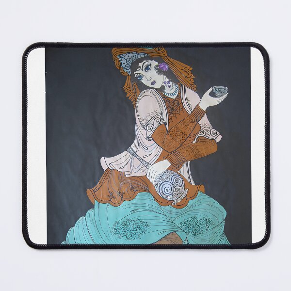 Item preview, Persian Woman with Traditional Dress and Wine Cup designed and sold by Tulip1358.