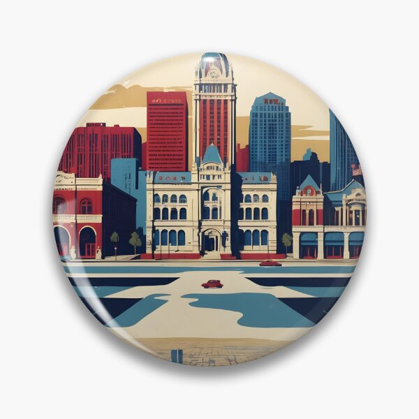Item preview, Kansas City Kansas 1950s USA Vintage Travel Tourism designed and sold by TravelersGems.