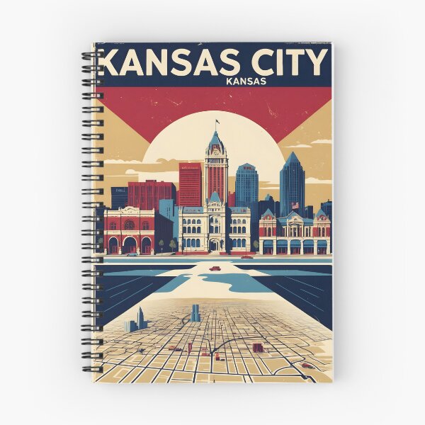 Item preview, Kansas City Kansas 1950s USA Vintage Travel Tourism designed and sold by TravelersGems.
