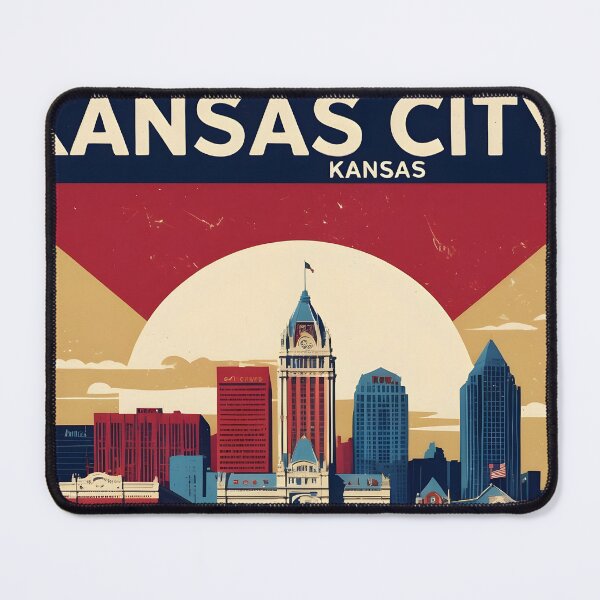 Item preview, Kansas City Kansas 1950s USA Vintage Travel Tourism designed and sold by TravelersGems.