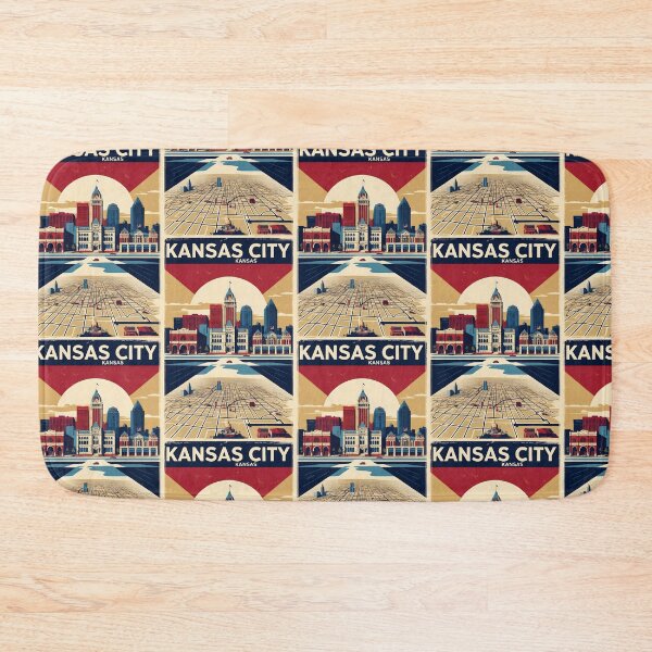 Item preview, Kansas City Kansas 1950s USA Vintage Travel Tourism designed and sold by TravelersGems.