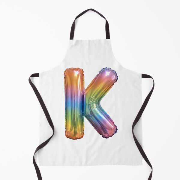 Item preview, Iridescent Balloon Letter K Monogram designed and sold by GymTanLaundry.