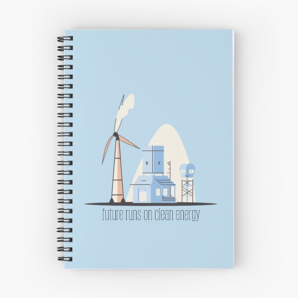 Item preview, Future Runs on Clean Energy Design | Renewable Energy | Sustainability Climate Action designed and sold by Sixième Studio.