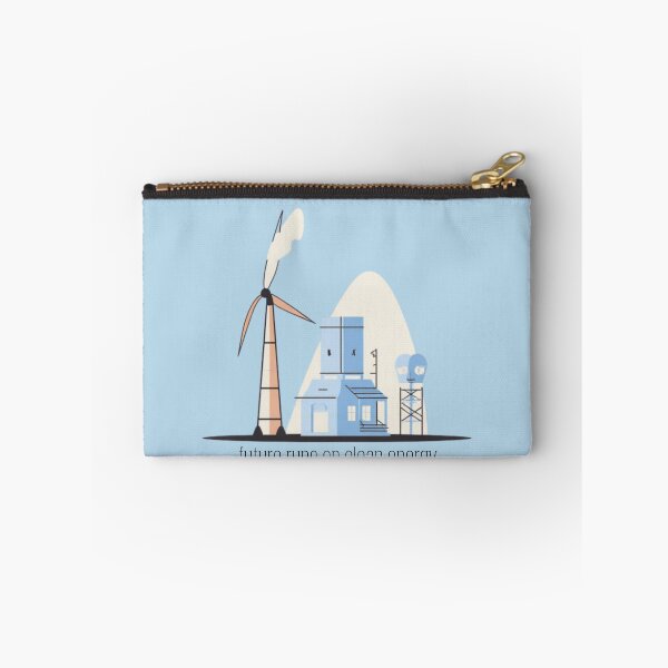 Item preview, Future Runs on Clean Energy Design | Renewable Energy | Sustainability Climate Action designed and sold by Sixième Studio.
