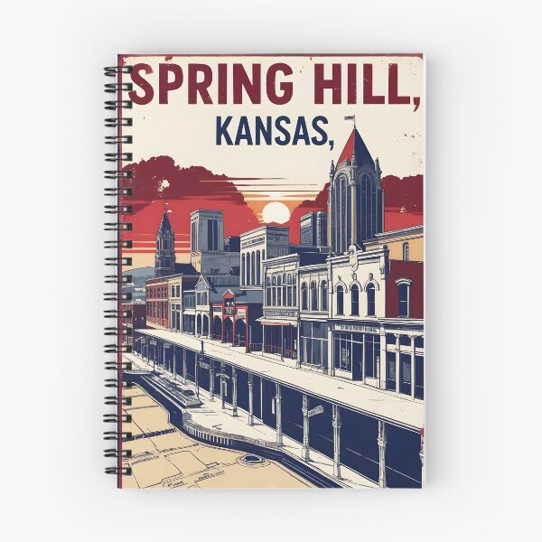 Item preview, Spring Hill Kansas 1950s USA Vintage Travel Tourism designed and sold by TravelersGems.