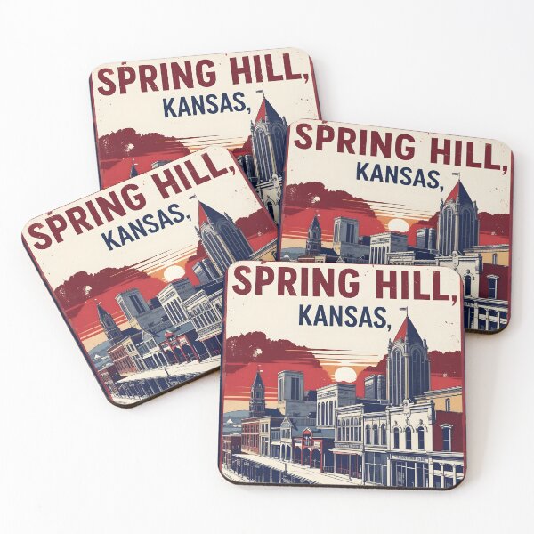 Item preview, Spring Hill Kansas 1950s USA Vintage Travel Tourism designed and sold by TravelersGems.