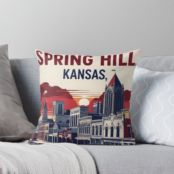 Item preview, Spring Hill Kansas 1950s USA Vintage Travel Tourism designed and sold by TravelersGems.