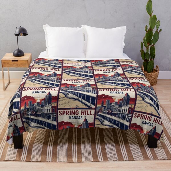 Item preview, Spring Hill Kansas 1950s USA Vintage Travel Tourism designed and sold by TravelersGems.