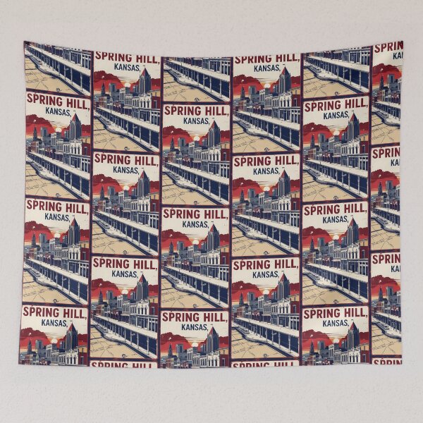 Item preview, Spring Hill Kansas 1950s USA Vintage Travel Tourism designed and sold by TravelersGems.