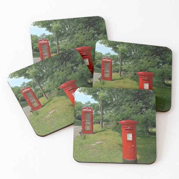 Item preview, English mailbox and telephone designed and sold by colorgallery11.