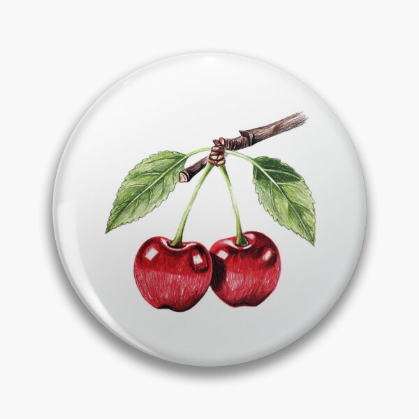 Item preview, Red Cherries on a Cherry Tree Branch designed and sold by ajamzbox.