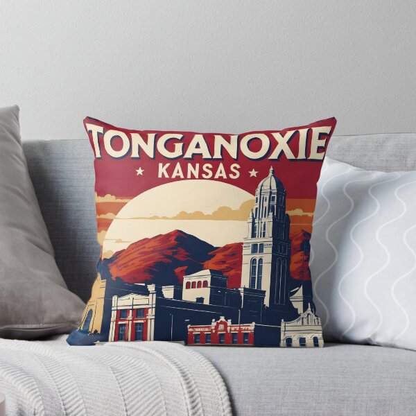 Item preview, Tonganoxie Kansas 1950s USA Vintage Travel Tourism designed and sold by TravelersGems.