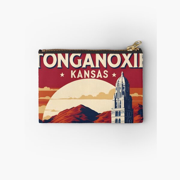 Item preview, Tonganoxie Kansas 1950s USA Vintage Travel Tourism designed and sold by TravelersGems.