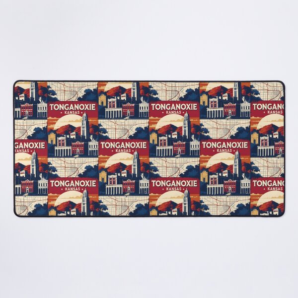 Item preview, Tonganoxie Kansas 1950s USA Vintage Travel Tourism designed and sold by TravelersGems.