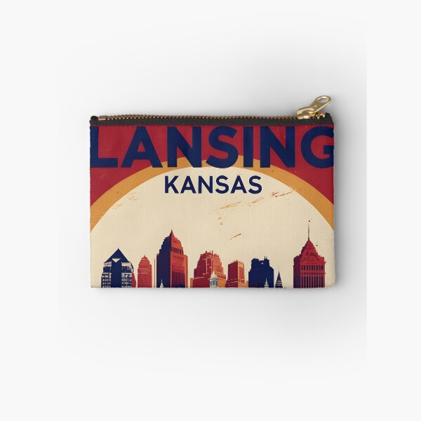 Item preview, Lansing Kansas 1950s USA Vintage Travel Tourism designed and sold by TravelersGems.