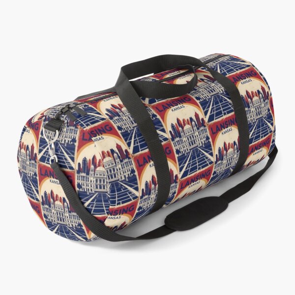 Item preview, Lansing Kansas 1950s USA Vintage Travel Tourism designed and sold by TravelersGems.