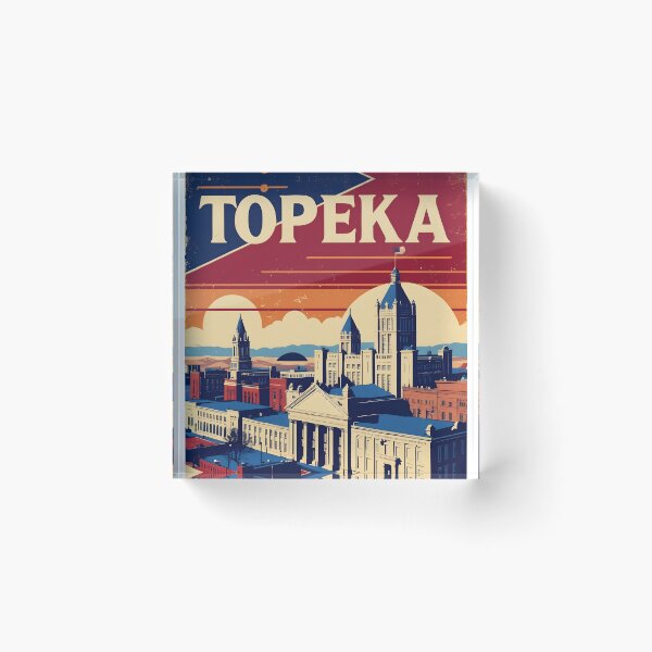 Item preview, Topeka Kansas 1950s USA Vintage Travel Tourism designed and sold by TravelersGems.