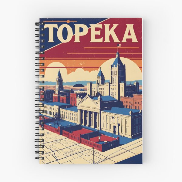 Item preview, Topeka Kansas 1950s USA Vintage Travel Tourism designed and sold by TravelersGems.
