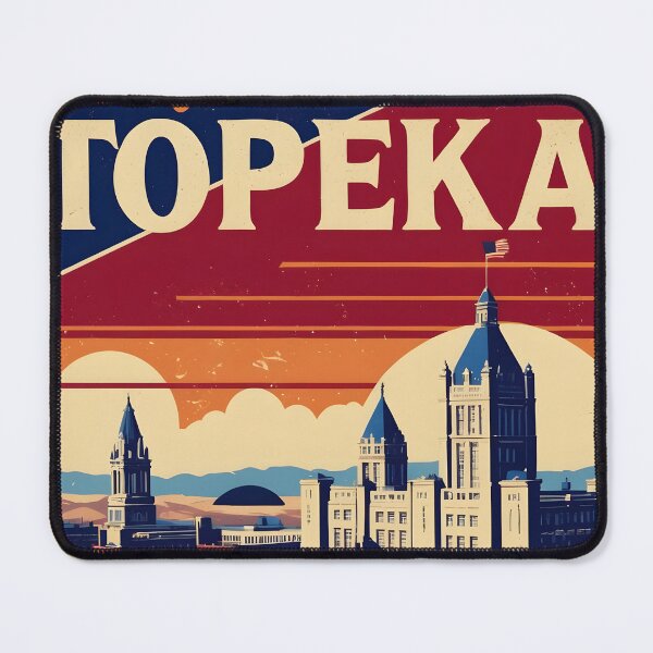 Item preview, Topeka Kansas 1950s USA Vintage Travel Tourism designed and sold by TravelersGems.