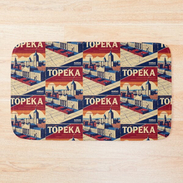 Item preview, Topeka Kansas 1950s USA Vintage Travel Tourism designed and sold by TravelersGems.