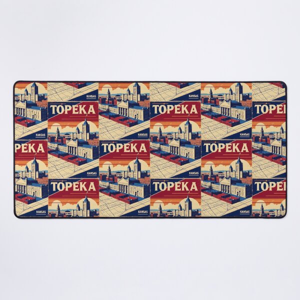 Item preview, Topeka Kansas 1950s USA Vintage Travel Tourism designed and sold by TravelersGems.