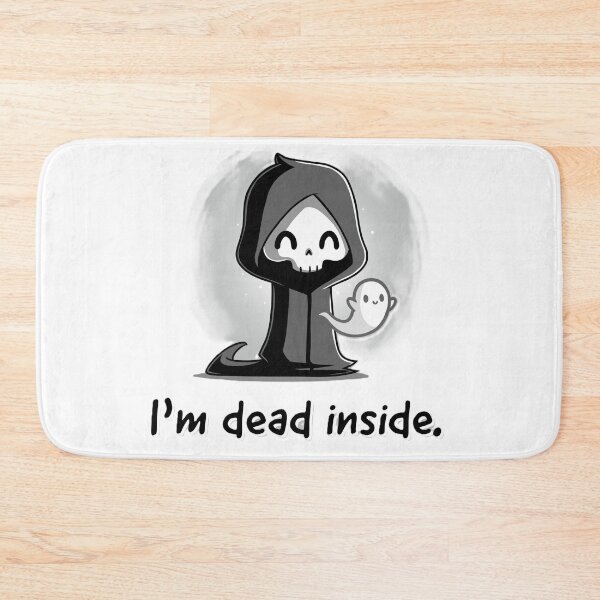 Item preview, I’m Dead Inside Cute Grim Reaper Design | Funny Spooky Ghost Art designed and sold by SkeletonMood.