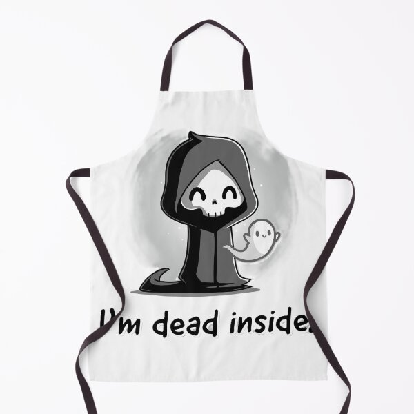 Item preview, I’m Dead Inside Cute Grim Reaper Design | Funny Spooky Ghost Art designed and sold by SkeletonMood.