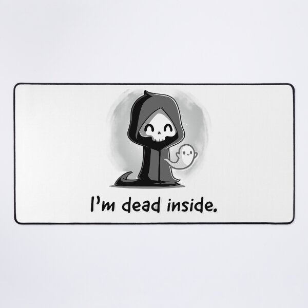 Item preview, I’m Dead Inside Cute Grim Reaper Design | Funny Spooky Ghost Art designed and sold by SkeletonMood.