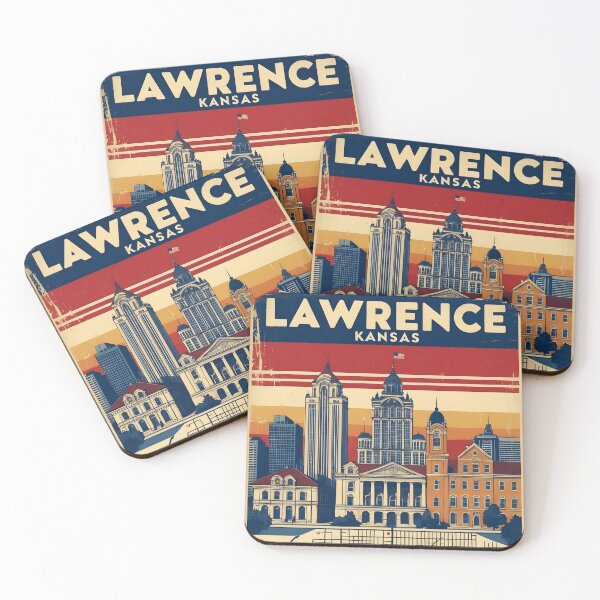 Item preview, Lawrence Kansas 1950s USA Vintage Travel Tourism designed and sold by TravelersGems.