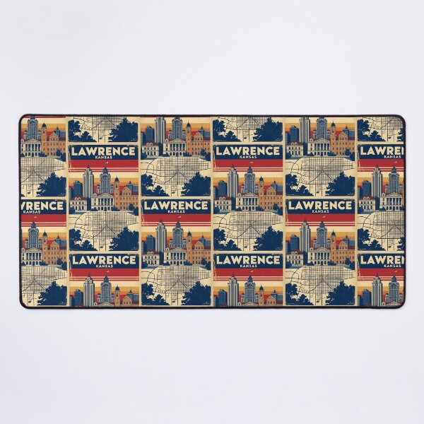 Item preview, Lawrence Kansas 1950s USA Vintage Travel Tourism designed and sold by TravelersGems.