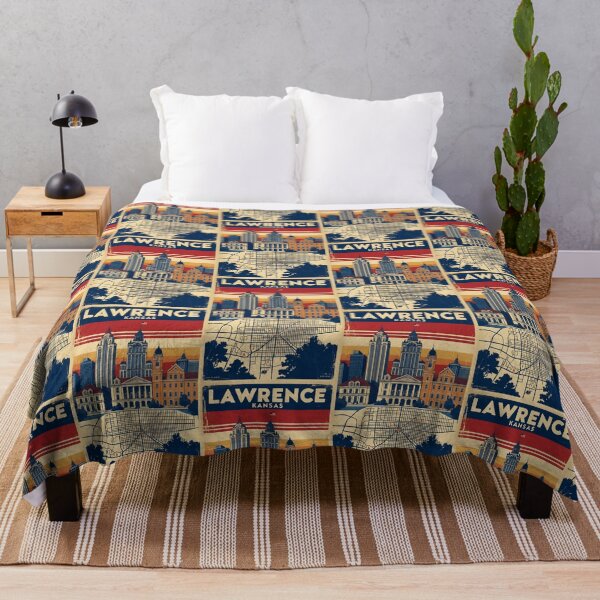 Item preview, Lawrence Kansas 1950s USA Vintage Travel Tourism designed and sold by TravelersGems.