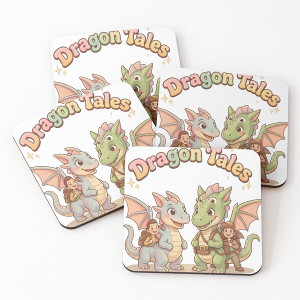 Item preview, Dragon Tales Retro Fantasy T-Shirt | Cute Baby Dragons Cartoon Tee | 90s Nostalgia Fantasy Shirt designed and sold by DmaarGroup.