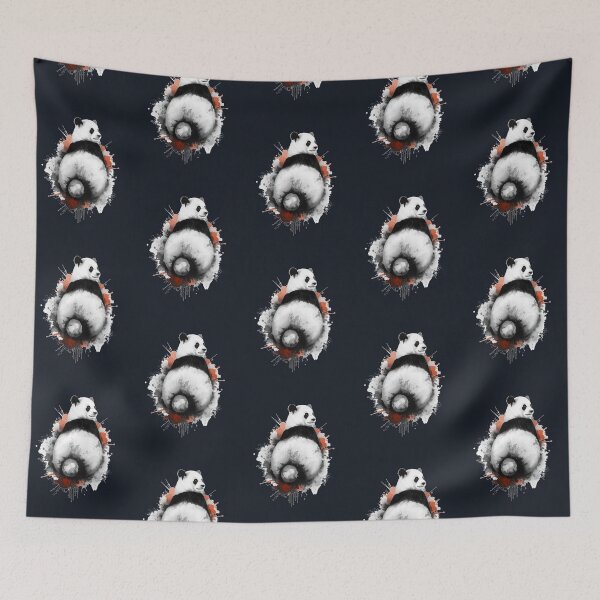 Item preview, Cute Panda Watercolor Shirt – Minimal Artistic Panda Design designed and sold by Biedroneczka.