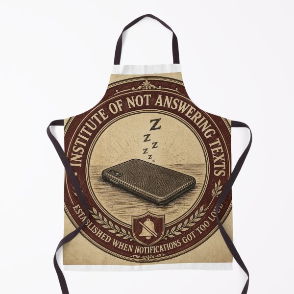 Item preview, Institute of Not Answering Texts – Funny Fake University Seal | Introvert Phone Anxiety Gift designed and sold by irfanshikh.