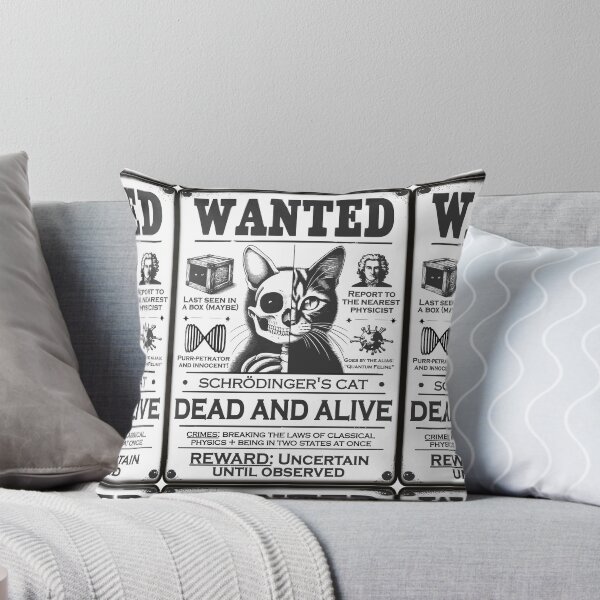 Item preview, Schrödinger's Cat - Wanted Dead AND Alive designed and sold by Groenendijk.
