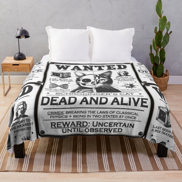 Item preview, Schrödinger's Cat - Wanted Dead AND Alive designed and sold by Groenendijk.