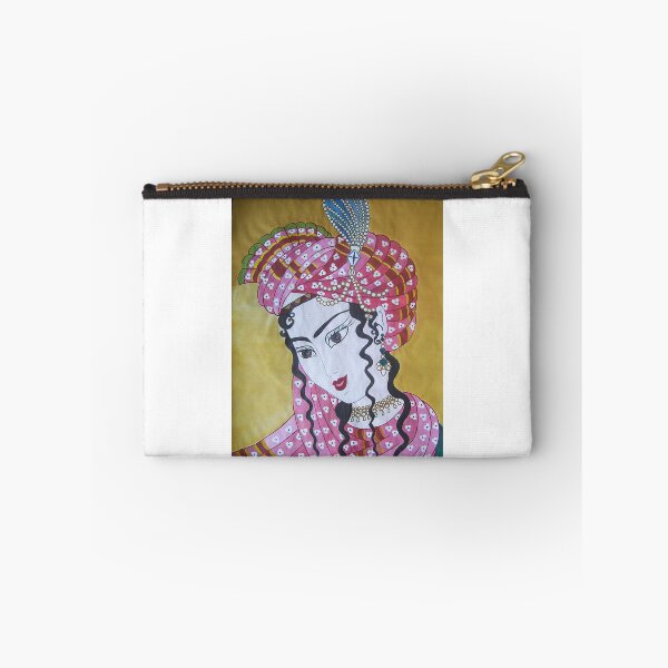 Item preview, Ornate Persian Portrait with Patterned Pink Turban designed and sold by Tulip1358.