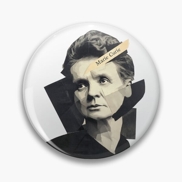 Item preview, Marie Curie – Scientific Collage Portrait Art Print | Women in Science Feminist Poster designed and sold by OzzFrequency.