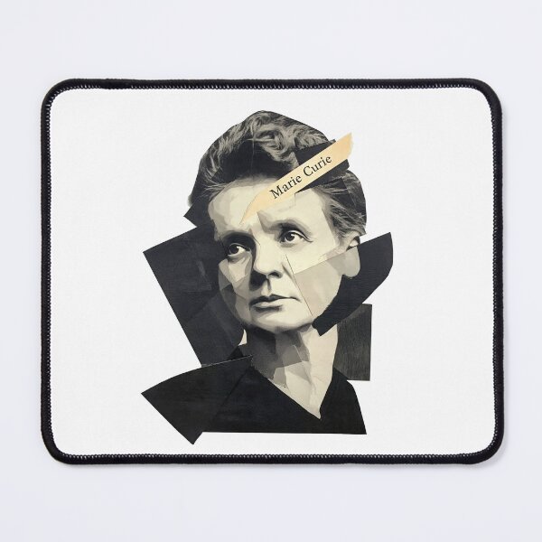 Item preview, Marie Curie – Scientific Collage Portrait Art Print | Women in Science Feminist Poster designed and sold by OzzFrequency.