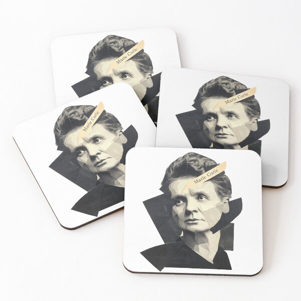 Item preview, Marie Curie – Scientific Collage Portrait Art Print | Women in Science Feminist Poster designed and sold by OzzFrequency.