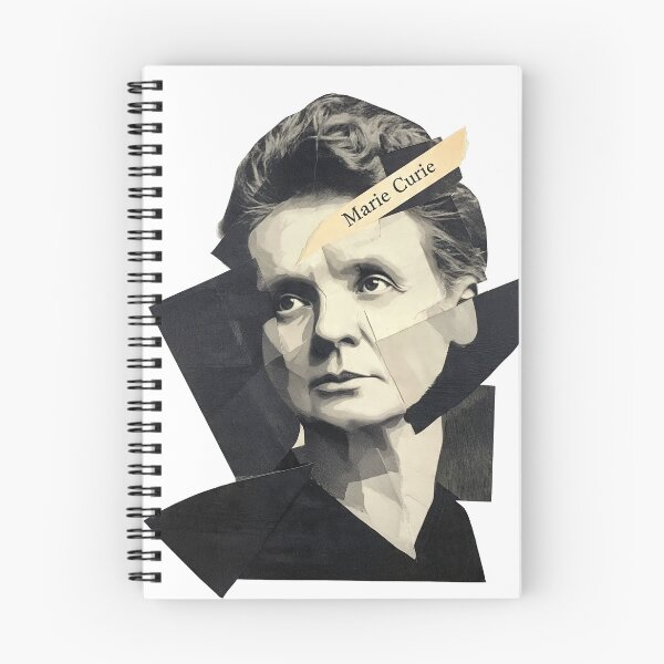 Item preview, Marie Curie – Scientific Collage Portrait Art Print | Women in Science Feminist Poster designed and sold by OzzFrequency.