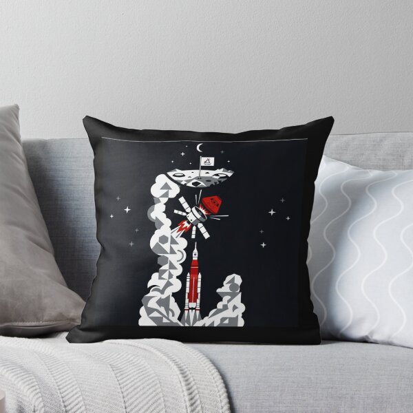 Item preview, Artemis Mission Geometric Vector: From Launch to Moon designed and sold by NadinGerasi.