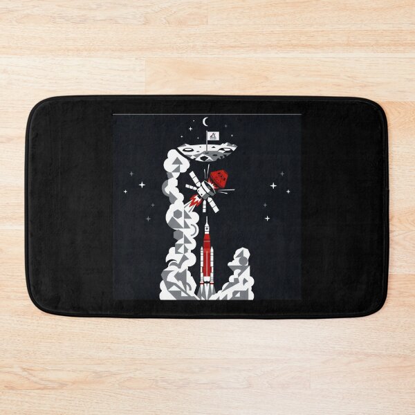 Item preview, Artemis Mission Geometric Vector: From Launch to Moon designed and sold by NadinGerasi.