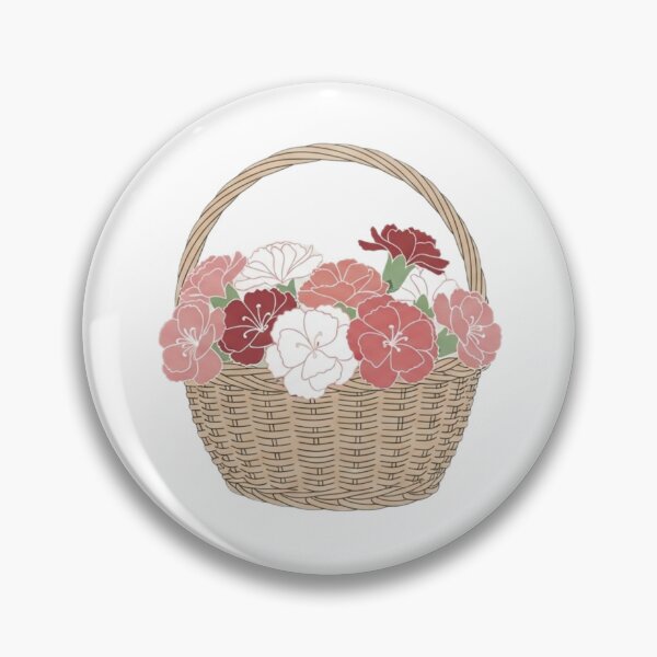 Item preview, Carnations in the Basket No.2 designed and sold by ajamzbox.