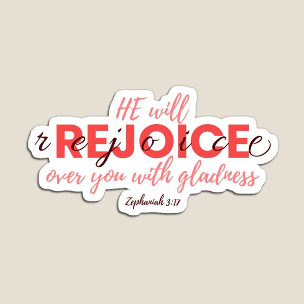 Item preview, God Will Rejoice Over You With Gladness designed and sold by AestheticNi.