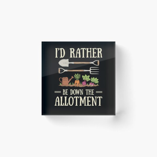Item preview, I'd Rather Be Down Allotment designed and sold by MysticMirth.