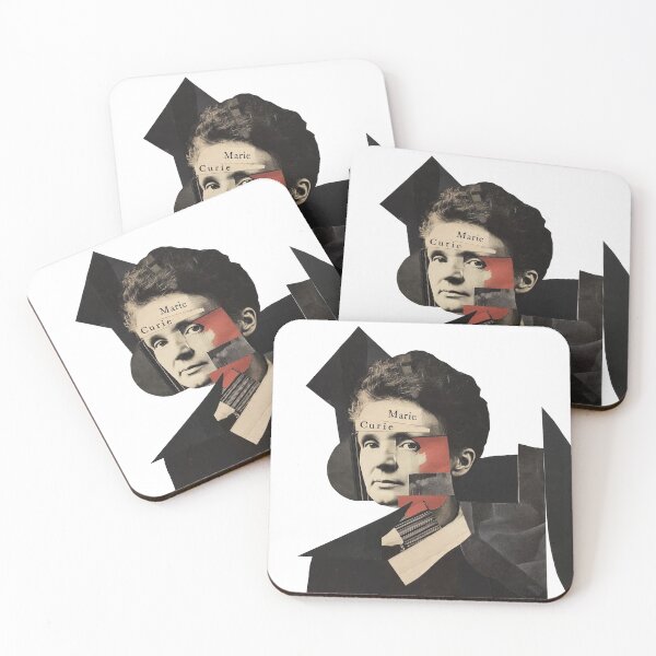 Item preview, Marie Curie – Scientific Collage Portrait Art Print | Women in Science Feminist Poster designed and sold by OzzFrequency.