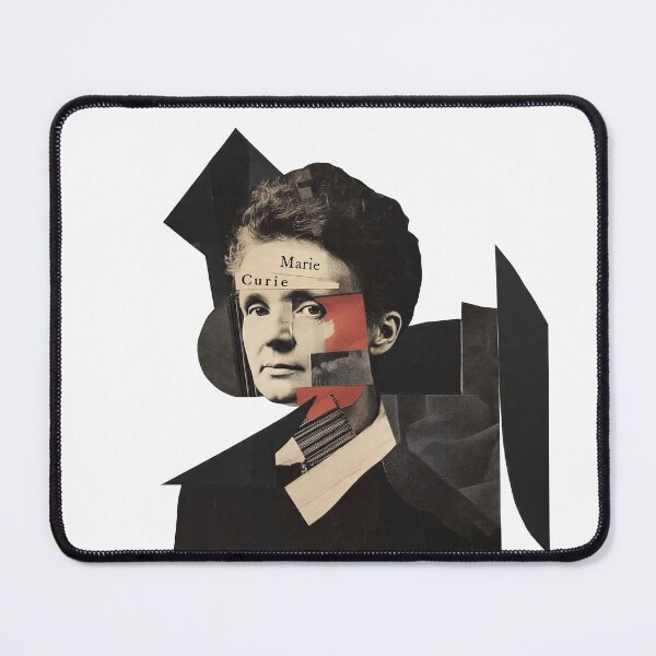 Item preview, Marie Curie – Scientific Collage Portrait Art Print | Women in Science Feminist Poster designed and sold by OzzFrequency.