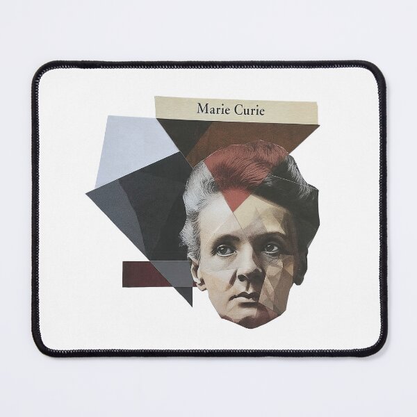 Item preview, Marie Curie – Scientific Collage Portrait Art Print | Women in Science Feminist Poster designed and sold by OzzFrequency.