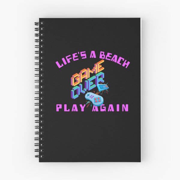 Item preview, Life's A Beach, Game Over, Play Again designed and sold by HoppingCreation.